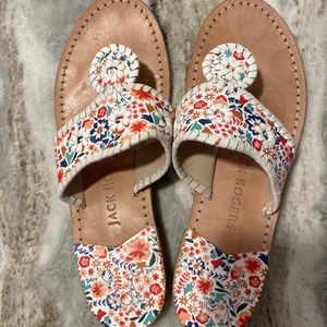 Jack Rogers floral sandals